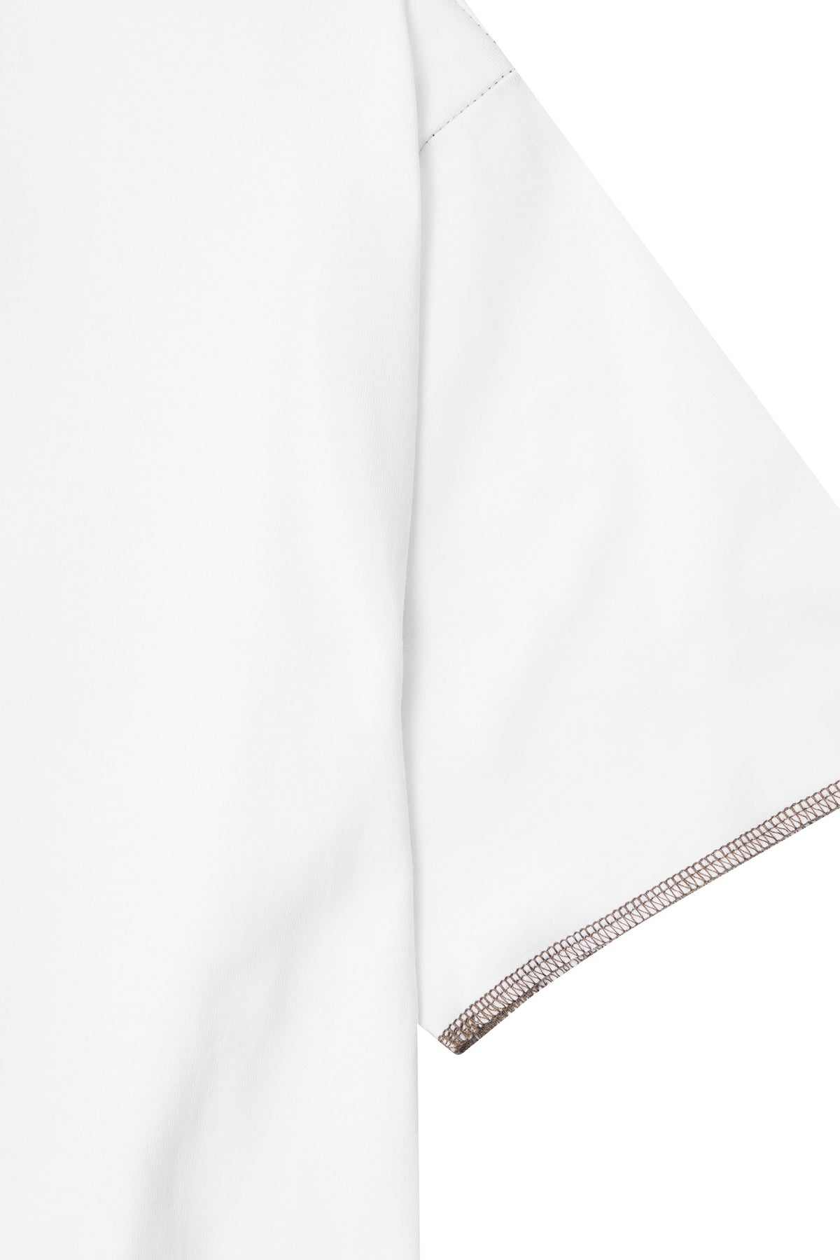 KEY NECK TEE IN WHITE
