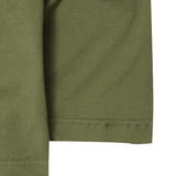 QUARTER ZIP L/S TEE IN FERN