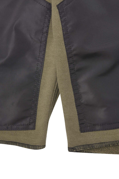 DOUBLE KNEE PHAT SHORTS IN OLIVE