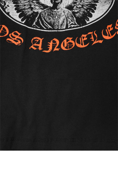 "ARCHANGEL" LONGSLEEVE TEE IN CAVIAR