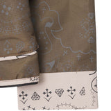 SHIFU JACKET IN OLIVE PAISLEY