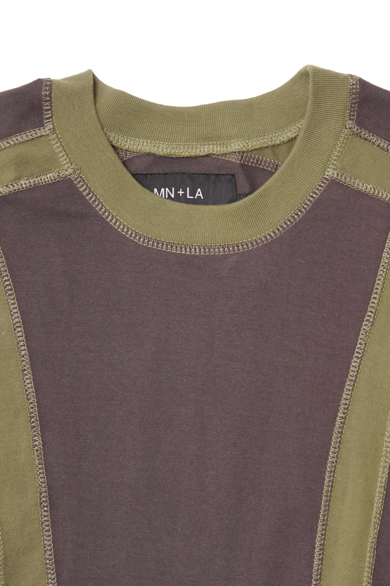 FLOW TEE IN STONE GREY
