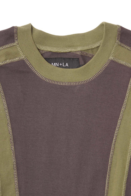 FLOW TEE IN STONE GREY