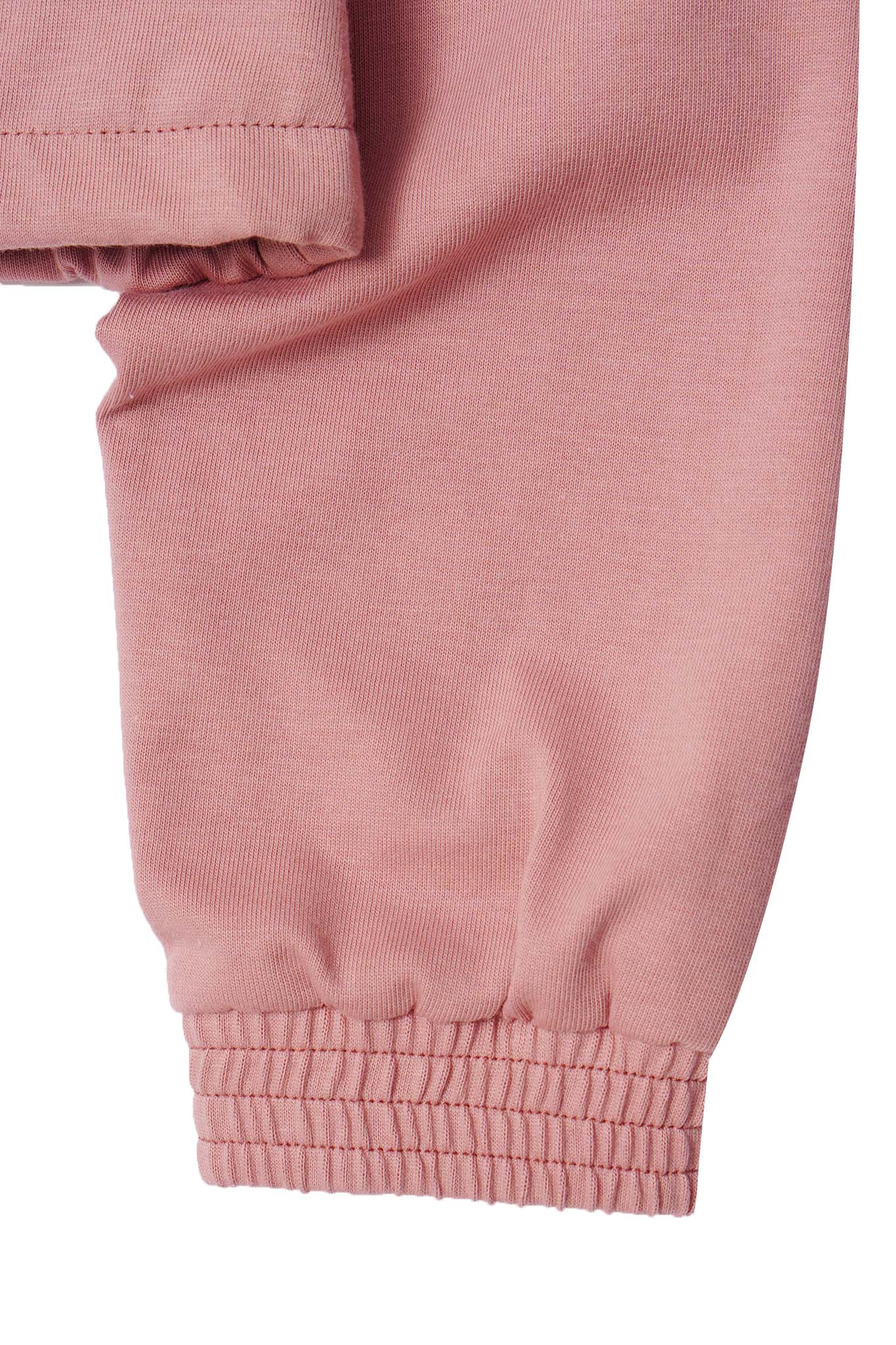 M+ QUARTER ZIP L/S TEE V2 IN ROSE QUARTZ