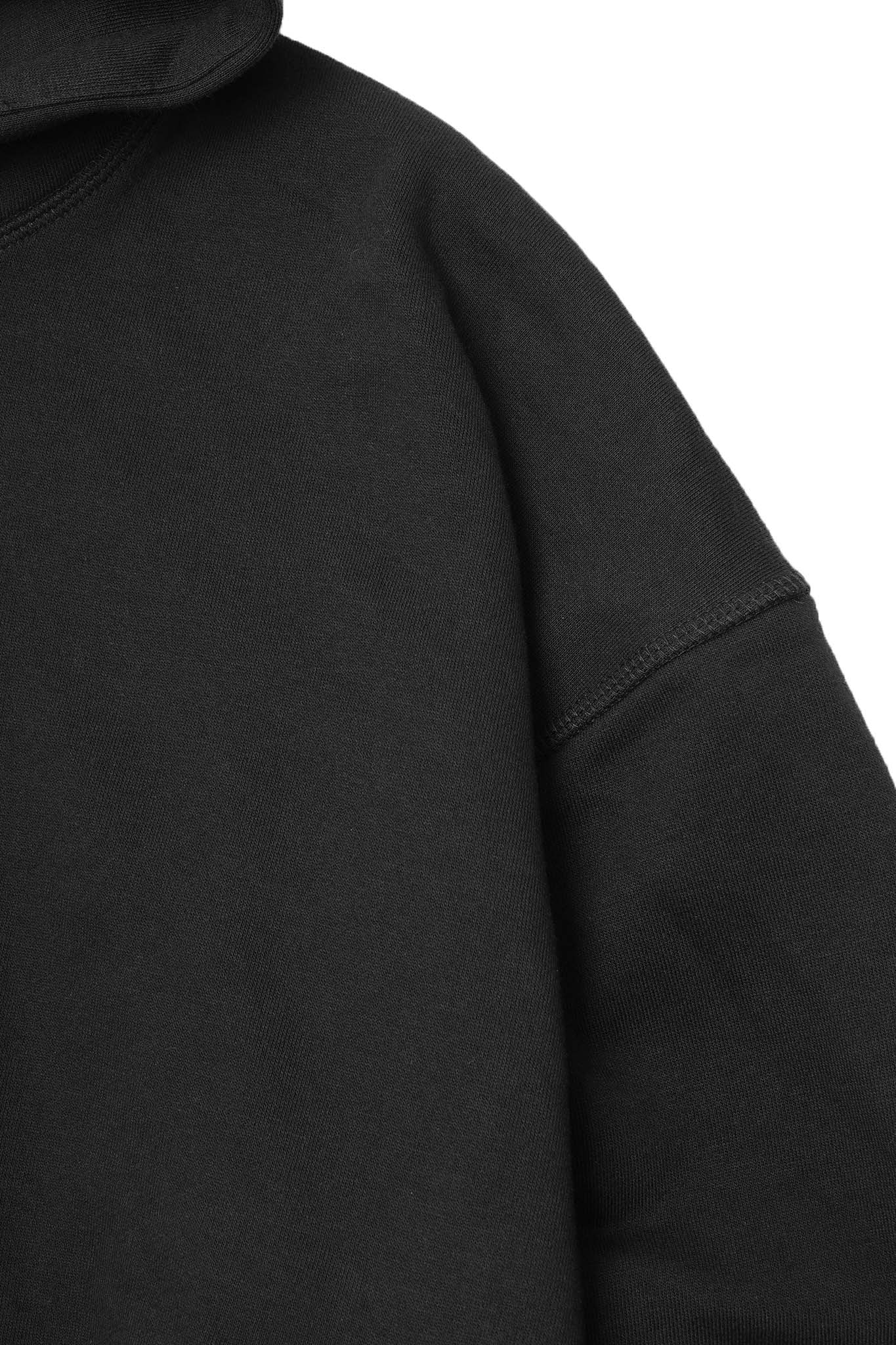 "COPACABANA" HOODIE IN ANTHRACITE/MOSS