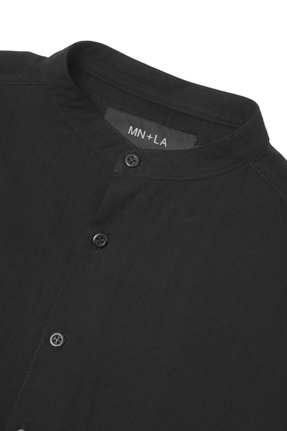 MANDARIN L/S SHIRT IN CROW