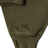M'$ PAISLEY PATCHWORK MILITIA HOODIE IN OLIVE