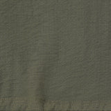 LINEN QUARTER ZIP L/S TEE V2 IN MOSS