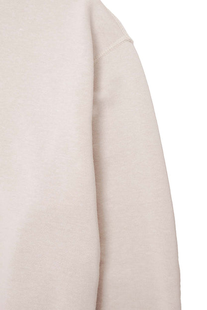 CUTOFF MILITIA SWEATSHIRT IN FOSSIL