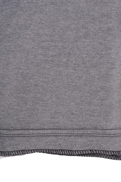 CUTOFF HOODIE IN HEATHER GREY