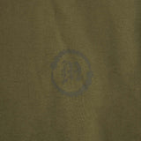 "CROP CIRCLES" MOCK NECK TEE IN OLIVE