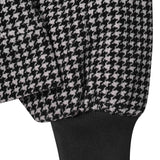 "FLOW" BOMBER JACKET IN HOUNDSTOOTH