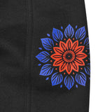 "M+ TEMPLE BLOOM" PHAT PANTS IN CAVIAR