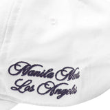 "HITTER" V3 5 PANEL HAT IN WHITE/NAVY