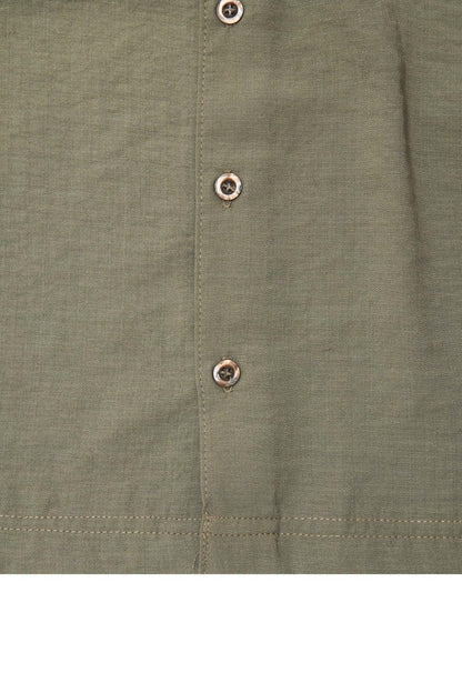 MANDARIN S/S SHIRT IN SAGE