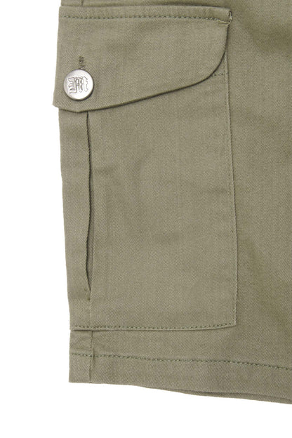 FIELD SHORTS IN OLIVE