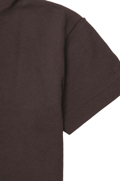 LITTLE HUMAN™ QUARTER MANDARIN S/S IN CHARCOAL GREY