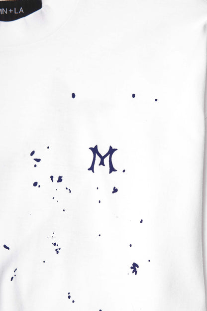 "HITTER" V3 LONGSLEEVE TEE IN WHITE