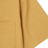 4 POCKET CUBAN SHIRT IN MUSTARD