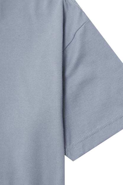 "BUS TIX" TEE IN GLACIER