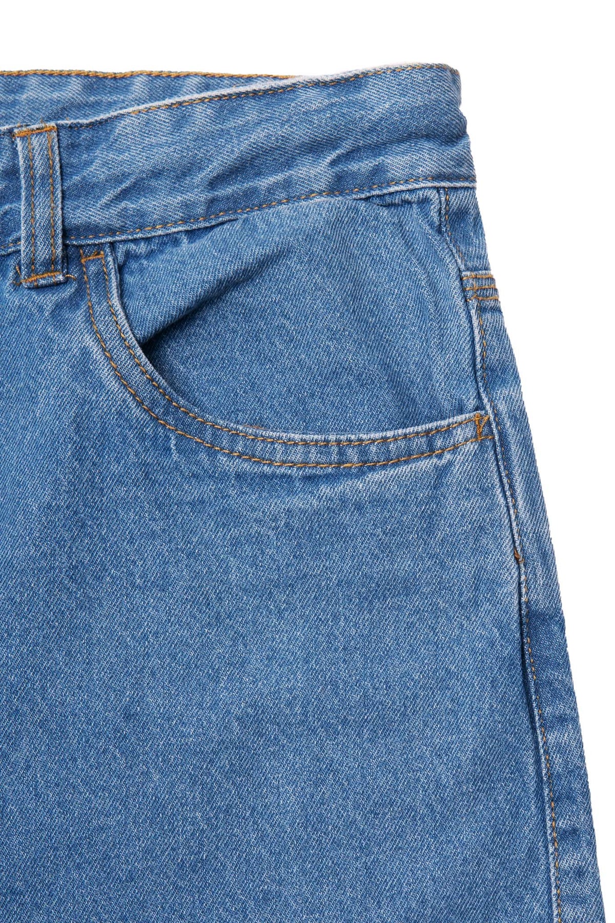 "HITTER" PHAT SHORTS IN ACID BLUE
