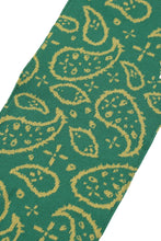 "PERSIAN PAISLEY" KNITTED SCARF IN JADE