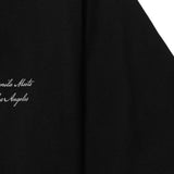 MN+LA™ SCRIPT LOGO TEE IN CAVIAR/CEMENT
