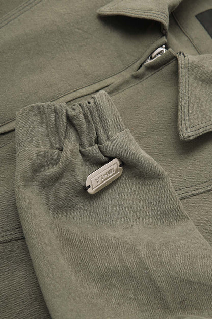 DECK JACKET IN OLIVE
