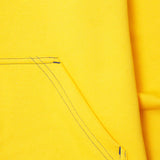 "M'$ UNIVERSITY V2" CUTOFF HOODIE IN CANARY YELLOW