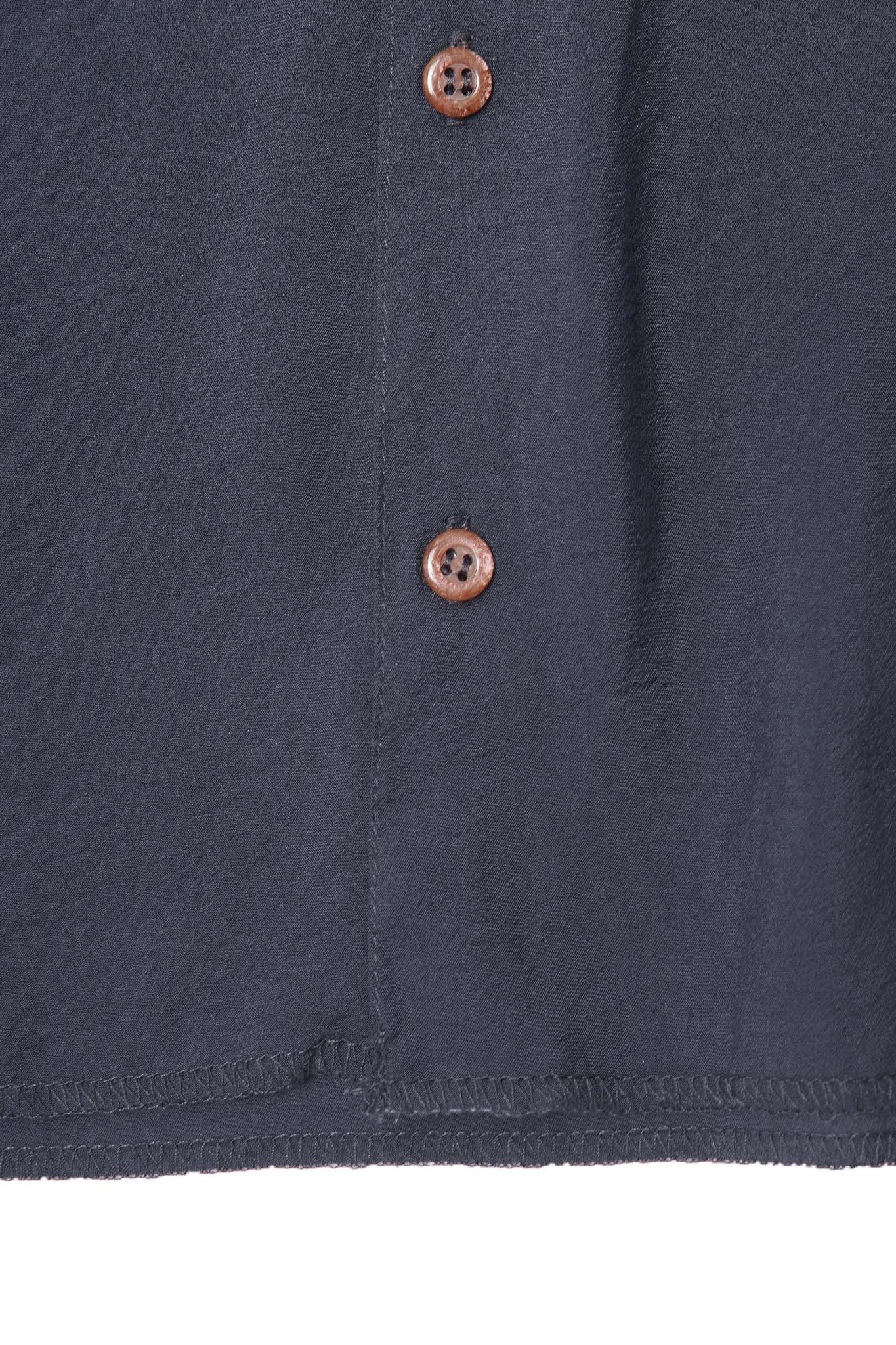 MANDARIN S/S SHIRT IN SLATE