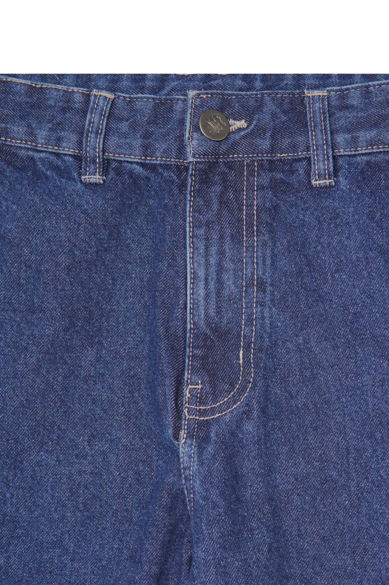 DOUBLE KNEE CRAFT PANTS IN TRUE BLUE
