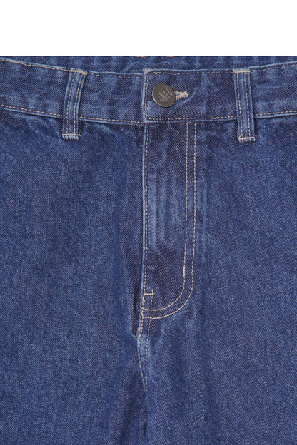 DOUBLE KNEE CRAFT PANTS IN TRUE BLUE