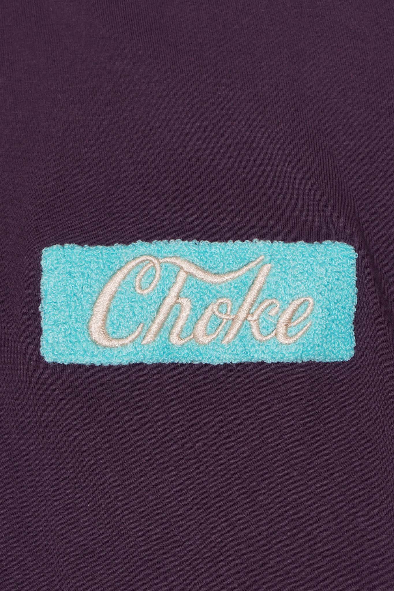 "CHOKE" TEE IN SHADOW PURPLE
