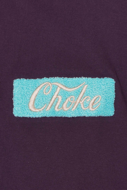 "CHOKE" TEE IN SHADOW PURPLE