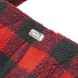 CLOUD BAG IN CARMINE PLAID