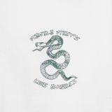 "YEAR OF THE SNAKE V2" WAFFLE TEE IN WHITE