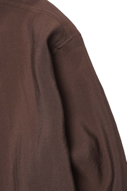 MANDARIN L/S SHIRT IN WOOD