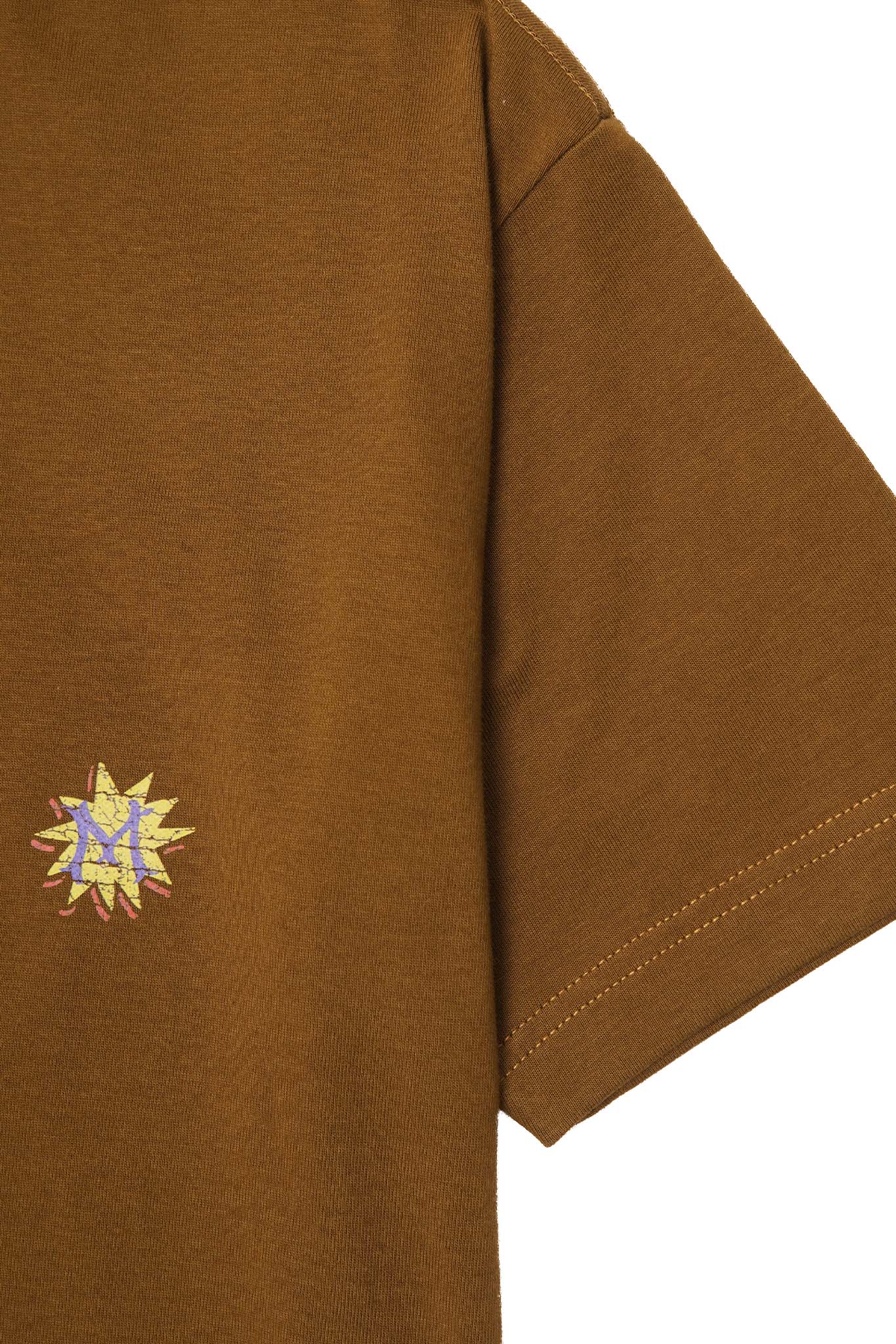 "CARNIVAL" ULTRA HEAVY TEE IN RUST