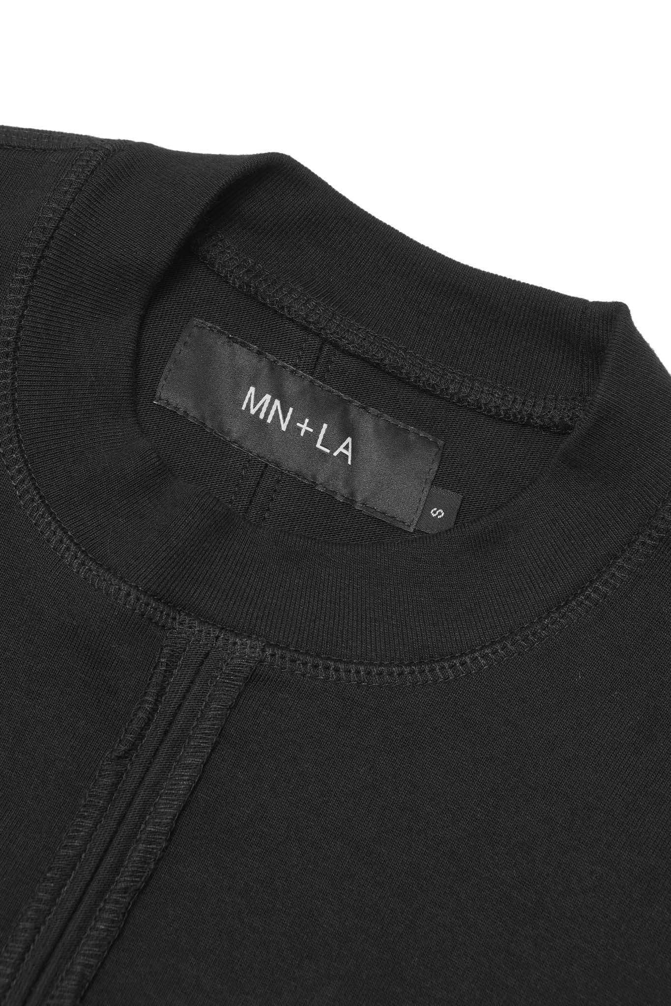 FORGED LONGSLEEVE TEE IN CAVIAR