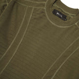 "FLOW" PIQUE TEE IN OLIVE
