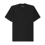 WAFFLE WEAVE BOX TEE IN ANTHRACITE