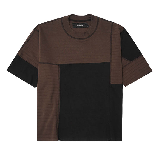 NEEDLEWORK MOCK NECK TEE