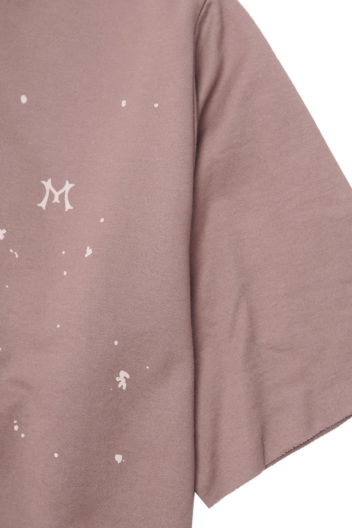 "HITTER" FRENCH TERRY MOCK NECK V2 TEE IN MAUVE