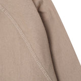 LINEN QUARTER ZIP L/S TEE V2 IN DUNE