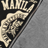 MN+LA™ SPLIT HOODIE IN ANTHRACITE/HEATHER GREY