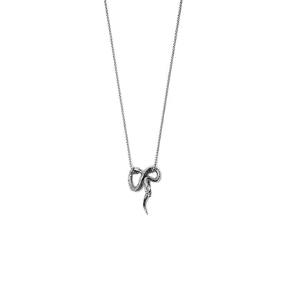 YEAR OF THE SNAKE PENDANT W/ BOX CHAIN