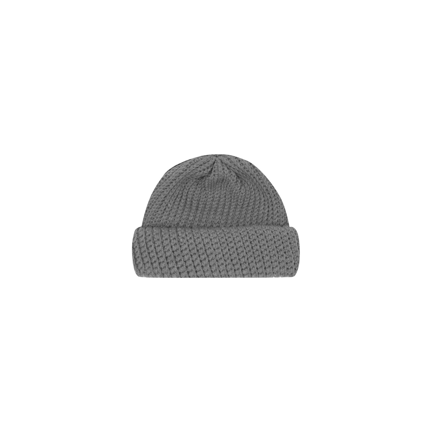 HAND KNIT FISHERMAN BEANIE (STONE)