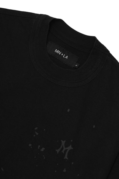 "HITTER" V3 MOCK NECK LITE TEE IN ONYX