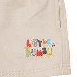 "CRAYONS" LITTLE HUMAN™ SWEATSHORTS IN OAT