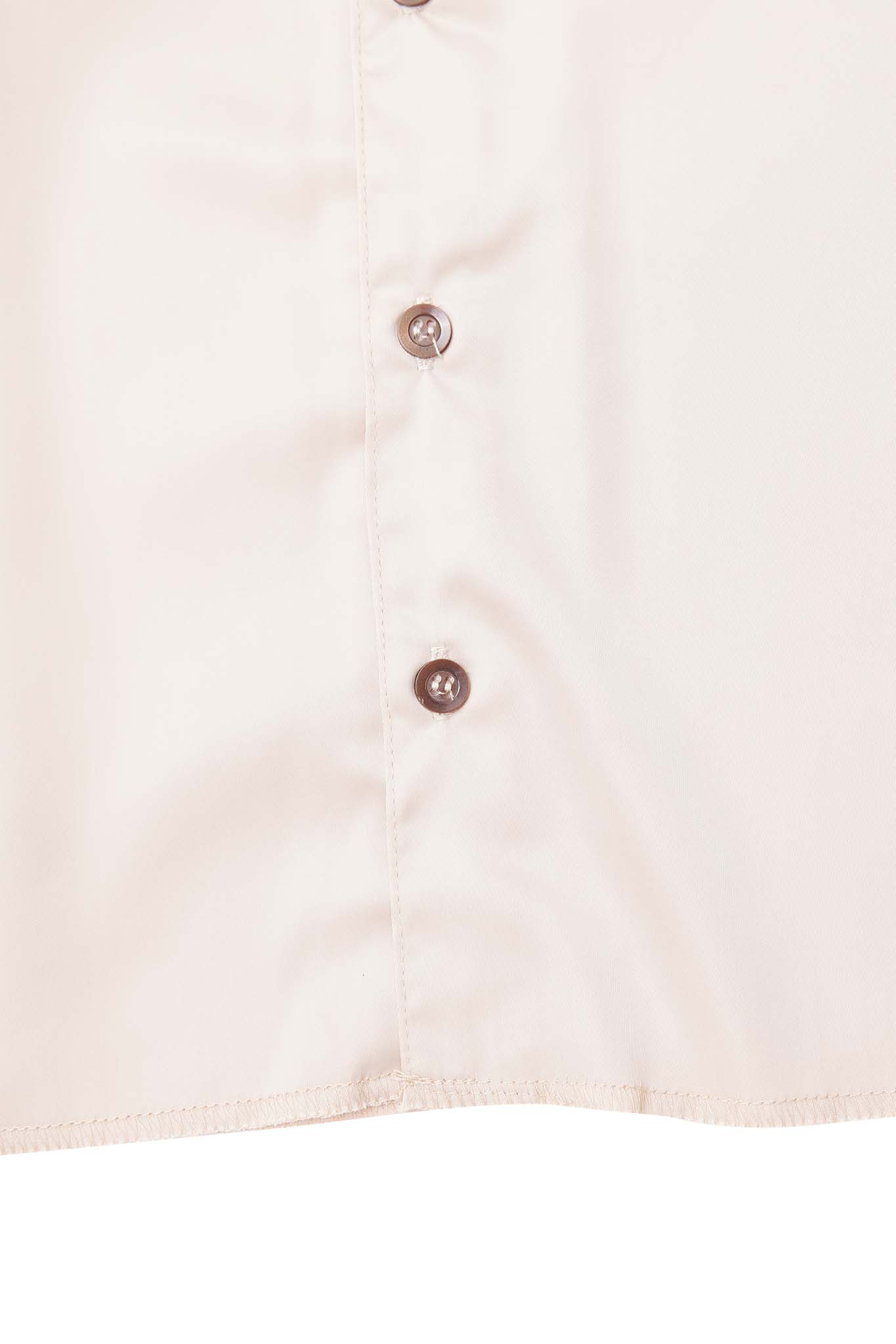 MANDARIN S/S SHIRT IN FOSSIL